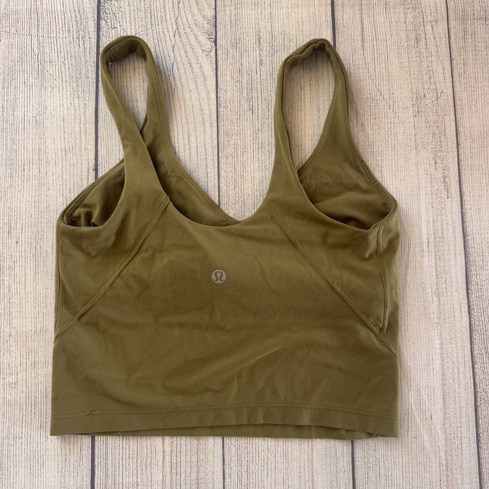 Lululemon Align Tank Nulu Size 4 A/B cup Auric Gold AGLD Activewear Workout